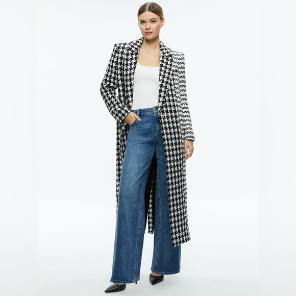Alice + Olivia Colley Long Tweed Coat - Picture 3 of 16